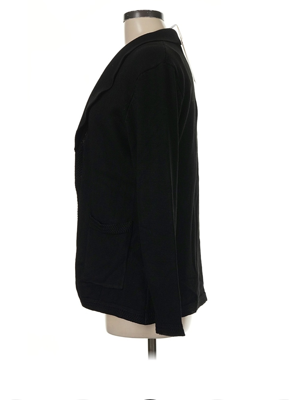 Belle Poque Vintage Cardigan Sweater Blazer, Black, M, NWT - Picture 11 of 13
